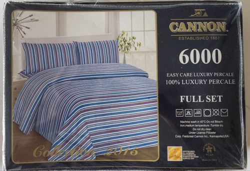 Juego De Sabanas Cannon 6000 Hilos (tamño Matrimonial) Detal