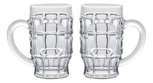 Set 2 Vasos Shopero Cervecero 525ml Hamburgo Cristar