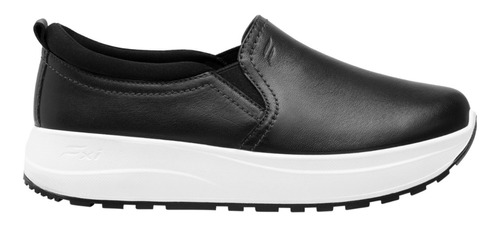 Tenis Slip On Flexi Mujer Plataforma Negro - 117207