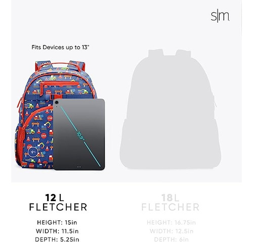 Simple Modern Fletcher - Unicorn Mochila Para Niñas, Medium
