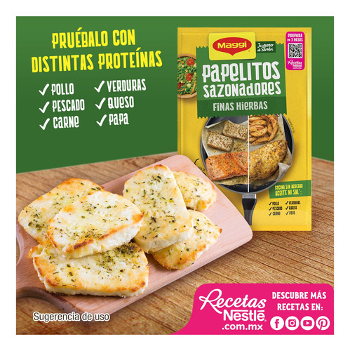 Hoja Sazonadora Jugoso Al Sartén® Finas Hierbas 23.4 G Maggi