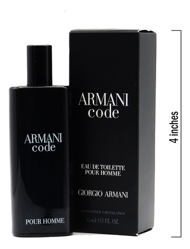 Perfume Giorgio Armani Code Eau De Toilette 15 Ml Para Hombr