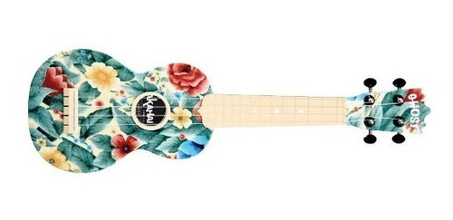 Ukulele Ghost Soprano Acústico Akahai Personalizados Cordas 