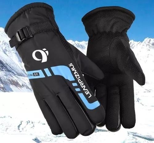 Imagen 3 de 7 de Guantes Moto Corderito Polar Interior C/ Grip Antideslizante
