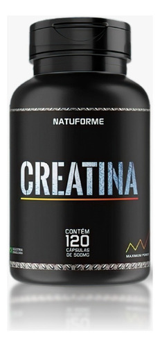 Monohidrato de creatina 120 cápsulas - Natuforme Strength Gain, sabor - Compra garantizada
