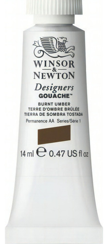 Gouache Winsor & Newton 14ml - Color Tierra De Sombra Tostada