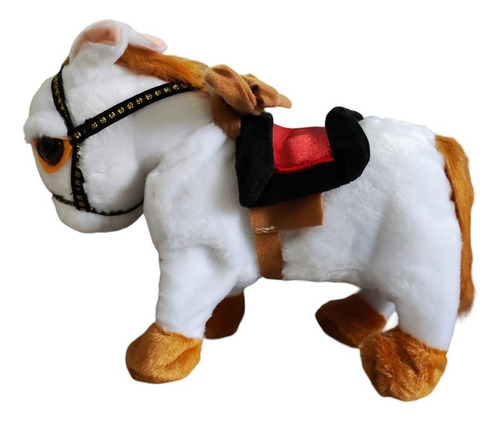Juguete Peluche Robot Pony Suave Camina Habla Pilas Aa