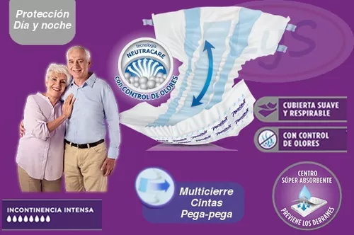 Pañal Adulto Súper Absorbente con Control de Olor