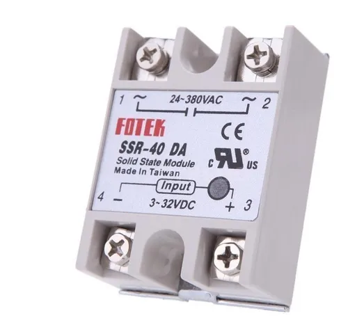 comprar Relé, Relay, Relevador De Estado Sólido 40a Ssr 40da Dc-ac F