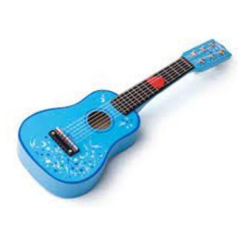 Guitarra Bigjigs Azul Estrellas