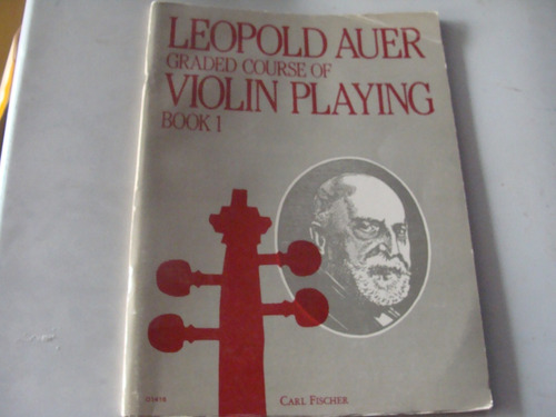 Libro Leopold Auer Graded Course Of Violin Playing , Libro 1