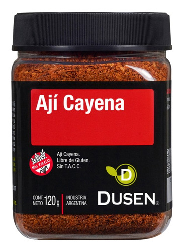 Aji Pimienta Cayena Roja Dusen Premium Pote X 120g