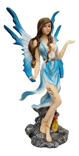 Figura Hada Azul  27 Cm Alto 