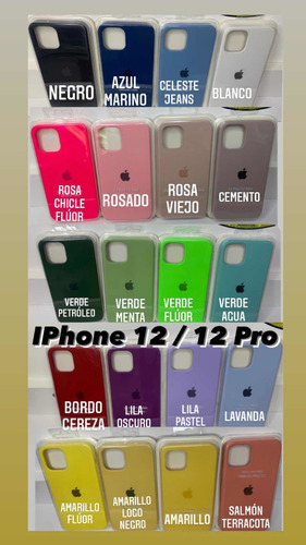 Imagen 7 de 10 de Funda Silicone Case iPhone 12, 12 Mini, 12 Pro, 12 Pro Max
