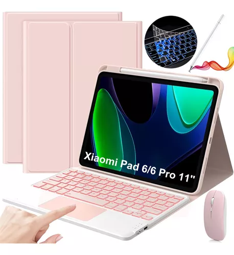 Funda protectora con teclado Bluetooth para Xiaomi Mi Pad 6 Pro