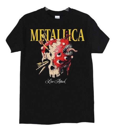 Polera Metallica Live Attack Tour Metal Abominatron