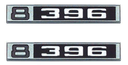 Par Emblemas Laterales 396 Chevrolet/gmc Pick Up 1969 A 1972