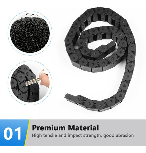 Cadena De Arrastre Cnc Ukcoco De Plástico Flexible Y Semicer