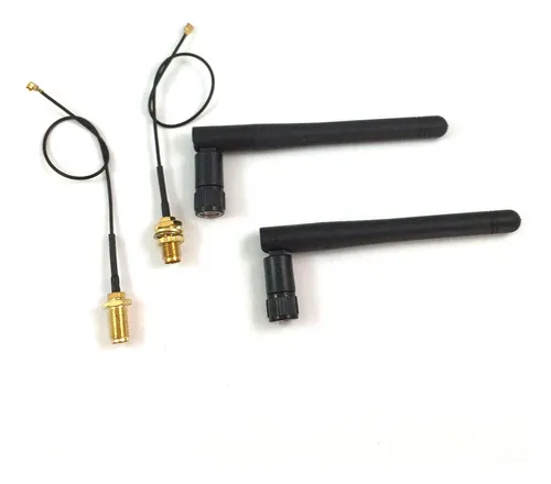 2 Unids 433mhz Antena Rf Rp Sma Macho Connetcor Alta Gananci
