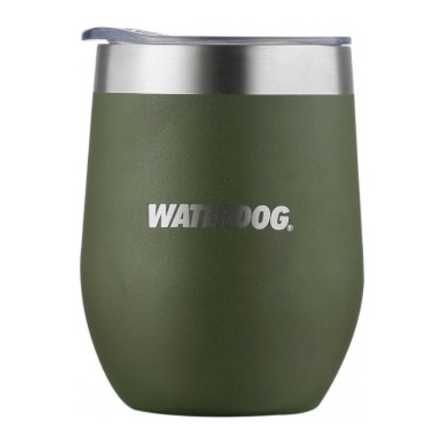 Mate Termico Waterdog Copon Acero Inoxidable Verde Oscuro 35