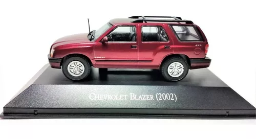 Brinquedo carro blazer diecast de metal, boneco com veículos