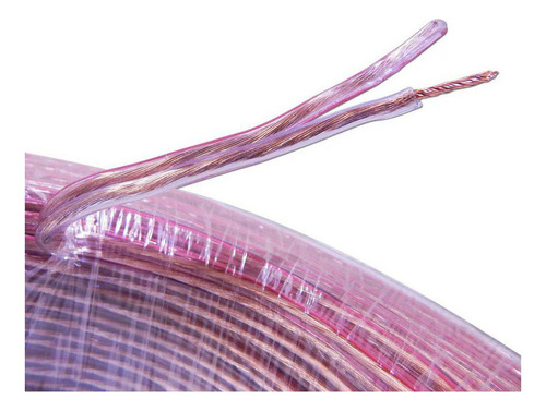 05 Metros Fio Paralelo Permak Cristal 2x0,50 Mm 100% Cobre