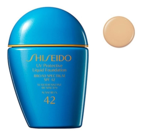 Base Shiseido U V Protective Spf42 Light Ochre 30ml Sin Caja