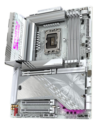 Placa Mãe Gigabyte Z890 Aorus Elite X Ice Lga1851 4xddr5 Atx Cor Branco