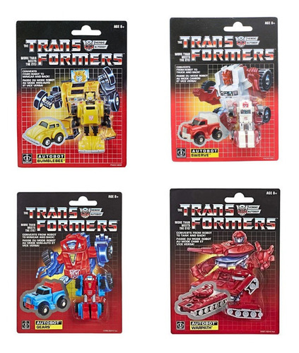 4pack Transformers Vintage G1 Reedición Legion Class Autobot