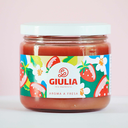 Cera Depilatoria Giulia Microondas Aroma Fresa