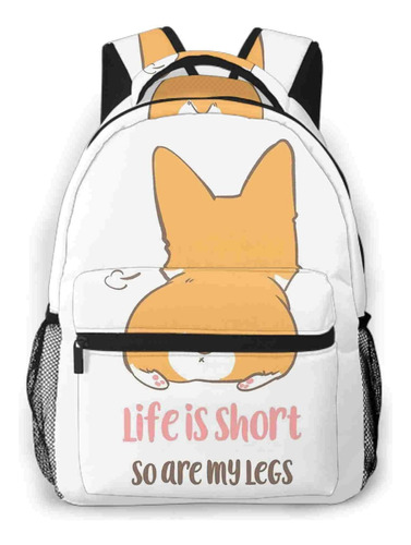 Mochila Imiss Welsh Corgi Para Niñas Y Niños Con Múltiples B