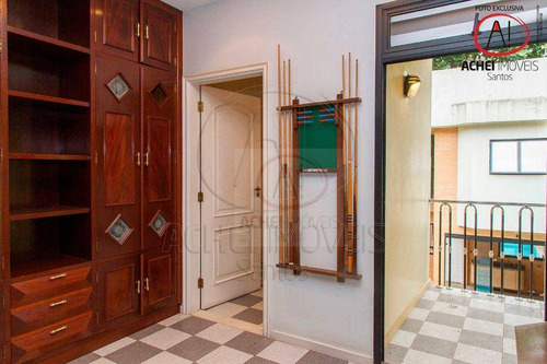 Imagem 26 de 30 de Casa Residencial Com 3 Dormitório, 2 Banheiros E Salão De Jogos, Para Alugar, 450 M² Por R$ 23.000/mês - Gonzaga - Santos/sp - Ca1977