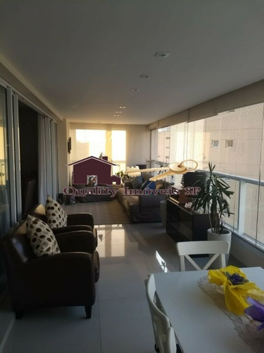 Imagem 6 de 15 de Apartamento De 192 Mts,3 Suites,com Ar Condicionado Em Todos Os Quartos E Sala, Com Sala Ampliada ,c - Qy3444