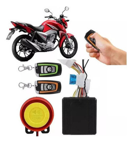 Alarma Antirrobo Para Motocicleta Con Arranque Universal De