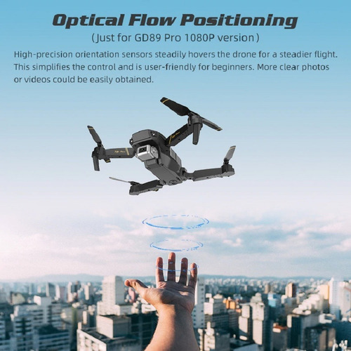 Imagem 4 de 8 de Zangão Global Exa Zangão Dobrável Rc Drones Com Câmera Hd Mi