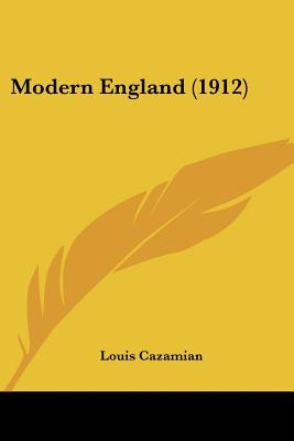 Libro Modern England (1912) - Cazamian, Louis