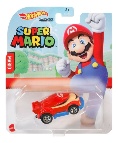 Hot Wheels Super Mario Character Cars Mario Color Bicolor