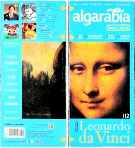 Revista Algarabia No. 112 Año 2014 Leonarda Da Vince 