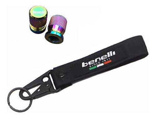 Llavero Y Tapones De Válvula De Neumáticos For Benelli