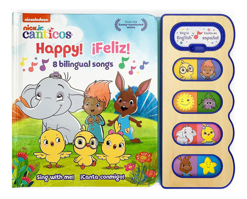 Libro: Happy!/¡feliz!: 8 Bilingual Songs (nick Jr. Canticos)