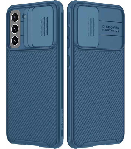 Carcasa Nillkin Camshield Para Samsung S21 Fe - Azul