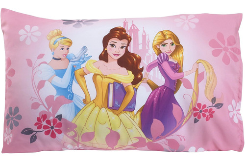 Disney Princesas Set D Cuna Sabanas Y Cobertor Edredón, Rosa