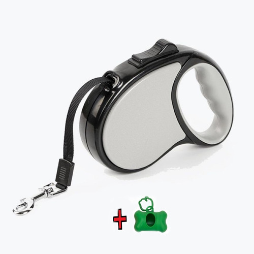 Correa Retráctil Para Perros Durable 5 Mts Hasta 15 Kg