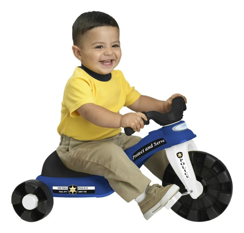 Super Triciclo Policía Para Niños 2 A 4 Años Made In Usa