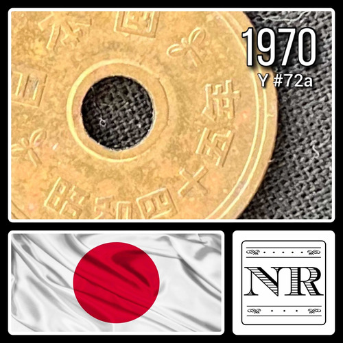 Japon - 5 Yen - Año 1970 (45) - Y #72a - Showa