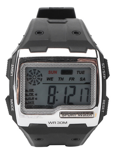 Reloj Deportivo Digital Con Esfera Grande, Luz Nocturna, Res