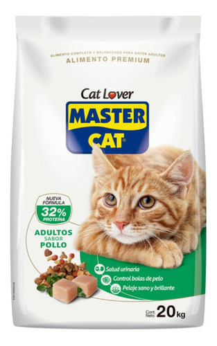 Master Cat Adulto Pollo 20 Kg. 