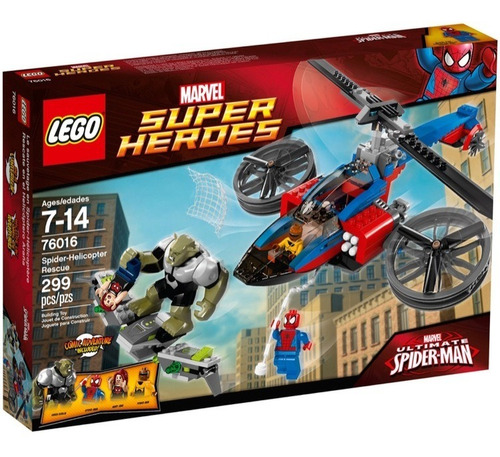 Lego 76016 Spider Helicopter Rescue