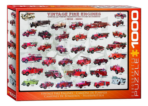 Eurographics Vintage Bomberos Puzzle De 1000 Piezas