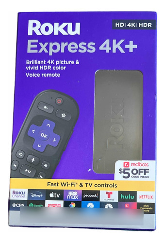 Roku Express 4k+ Control Remoto Por Voz Hd 4k Hdr